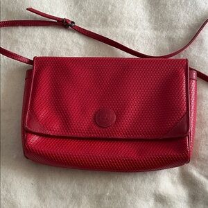 Liz Claiborne Vibrant Red Crossbody Bag